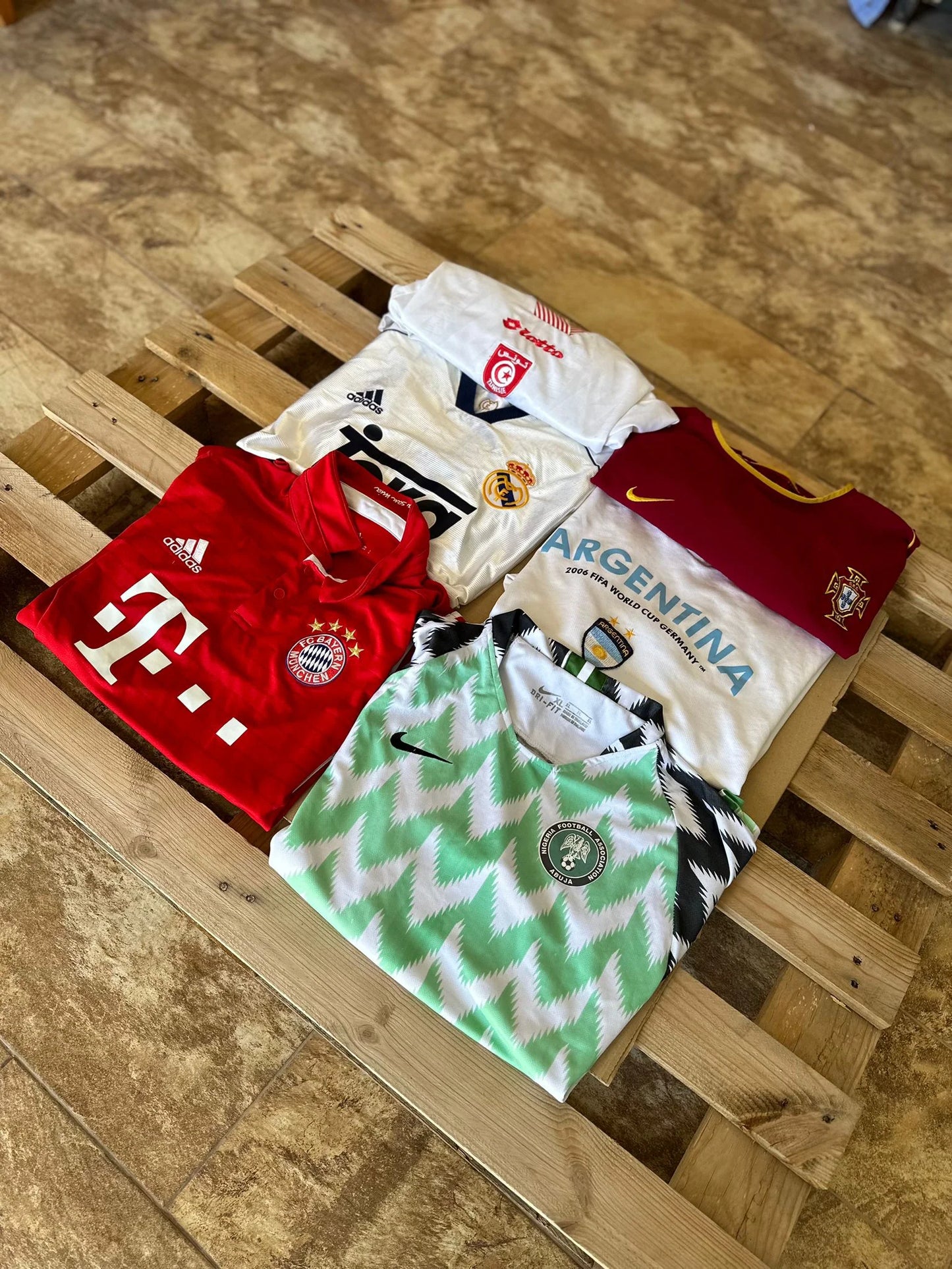 10 maillots de football vintage